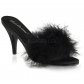 černé dámské erotické boty Amour-03-bsat - Velikost 40