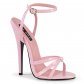 růžové sandálky na vysokém jehlovém podpatku Domina-108-bp - Velikost 46