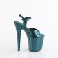 extra vysoké zelené sandále s glitry Flamingo-809gp-tlg - Velikost 38