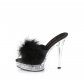 dámské černé erotické pantofle Majesty-501-8-bpuc - Velikost 35